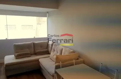 Apartamento para locação, 37 m², mobiliado, 500 metros estação santana, 1 vaga