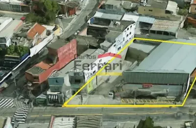 Área à venda com 1.480m² e galpão de 880m² na casa verde - zoneamento zm