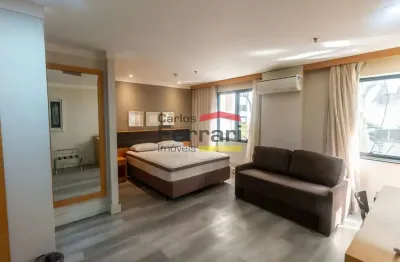 Flat jardins - alameda lorena - 30m2, com vaga de garagem. venda.