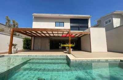 Casa de alto padrão em alphaville zero ? 4 suítes, área gourmet e piscina com hidro