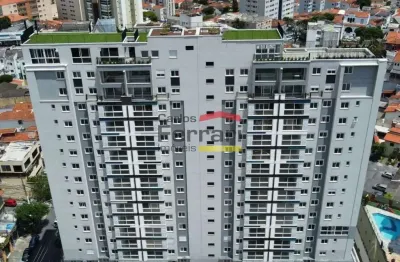 Água fria - locação de apartamento mobiliado de 48 m², com 2 dormitórios sendo 1 suite, 1 vaga.