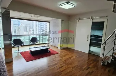 Apartamento duplex mobiliado, locação, jardim paulistano, 3 suítes, 4 vagas, 270m², lazer, piscina