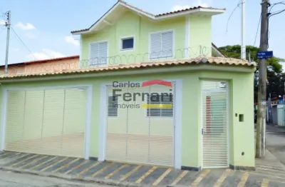 Sobrado no jaçanã, com 3 quartos, 3 vagas, próximo ao bergamini