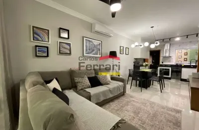 Sobrado moderno à venda com  74 m², 2 suítes,  ambientes integrados e 1 vaga de garagem