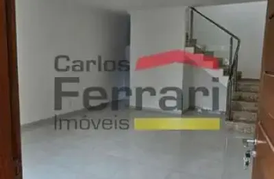 Sobrado Novo à venda, 100m² - 2 vagas, 3 quartos, 1 suíte com varanda