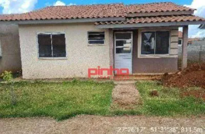 Casa com 3 dormitórios à venda, 59 m² por r$ 92.034,93 - nova zortéa - zortéa/sc