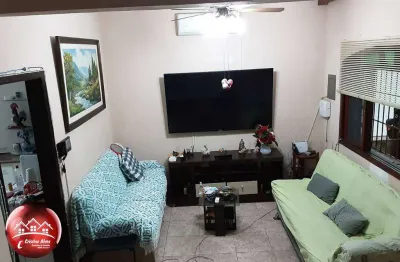 200 metros da praia - sobrado isolado e mobiliado - caiçara - praia grande.