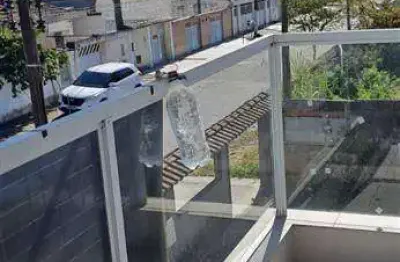 Sobreposta alta nova com sacada no bairro castelo em santos - aceita financiamento bancário.