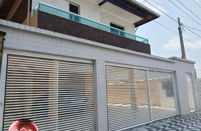 Na zona 03 da praia grande - com plano facilitado - sobreposta baixa - casa nova - pronta pra morar!!!