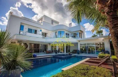 Casa com 5 dormitórios à venda, 1100 m² por r$ 22.000.000,00 - jurerê internacional - florianópolis/sc
