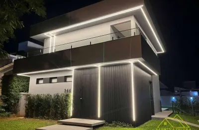 Casa com 4 dormitórios à venda, 200 m² por r$ 4.500.000,00 - jurerê internacional - florianópolis/sc