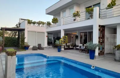 Casa com 4 dormitórios à venda, 550 m² por r$ 9.995.000,00 - jurerê internacional - florianópolis/sc
