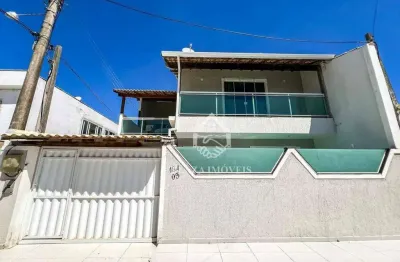Casa com 3 dormitórios à venda, 160 m² por r$ 550.000 - cond. cisne branco - fluminense - são pedro da aldeia/rj