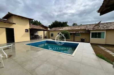 Casa com 3 dormitórios para alugar, 200 m² por r$ 5.126/mês - cond. portal das flores - balneário são pedro - são pedro da aldeia/rj