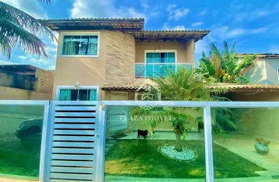 Casa com 4 dormitórios à venda, 208 m² por r$ 650.000 - cond. solar dos cantarinos 1 - recanto do sol - são pedro da aldeia/rj