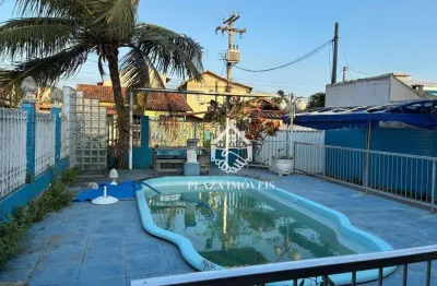 Casa com 5 dormitórios à venda, 314 m² por r$ 410.000 - cond. cisne branco - fluminense - são pedro da aldeia/rj