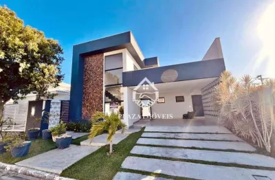 Casa com 3 dormitórios, 180 m² - venda por r$ 1.800.000 ou aluguel por r$ 7.700/mês - cond. blue garden - nova são pedro - são pedro da aldeia/rj