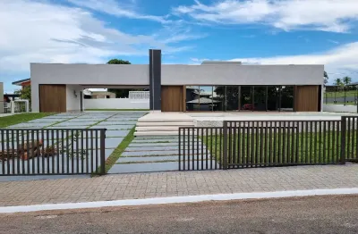 Maravilhosa casa térrea nova no lago de manso, condomínio portal das águas