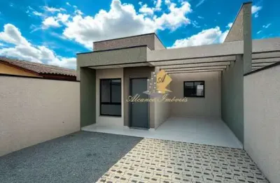 Casa para venda em são josé dos pinhais, cruzeiro, 3 dormitórios, 1 suíte, 2 banheiros, 2 vagas