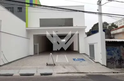 Salão comercial de 250m² para locação na vila mazzei
