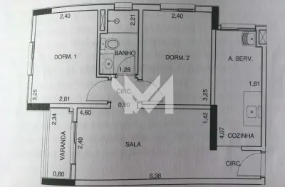Apartamento com 2 quartos à venda na Avenida Doutor Haroldo de Camargo, 60, Castelo, Santos