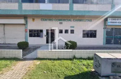 Sala comercial para alugar na rua das carmelitas, 586, hauer, curitiba, 45 m2 por r$ 1.800