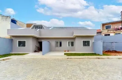Casa em condomínio fechado com 3 quartos à venda na rua jundiaí do sul, sítio cercado, curitiba, 69 m2 por r$ 455.000