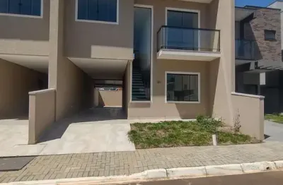 Casa em condomínio fechado com 3 quartos à venda na rua melchiades de bastos, costeira, são josé dos pinhais, 145 m2 por r$ 750.000