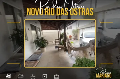 Vendo maravilhosa casa linear com 5 dormitórios no novo rio das ostras