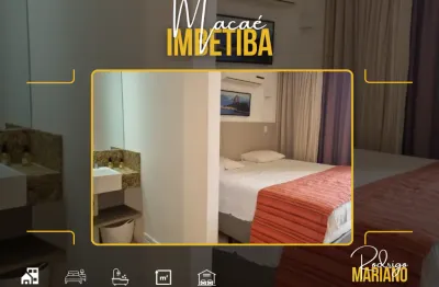 Flat com 1 quarto à venda no Imbetiba, Macaé 