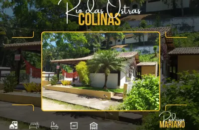 Vendo maravilhosa casa com 3 dormitórios no bosque beira rio em rio das ostras