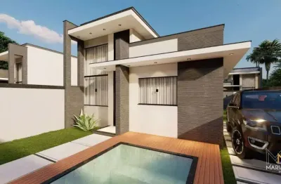 Vendo maravilhosa casa com 3 dormitórios e piscina na extensão do bosque em rio das ostras