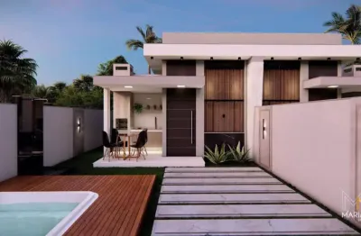 Vendo belíssima casa com 3 dormitórios e piscina no ouro verde em rio das ostras