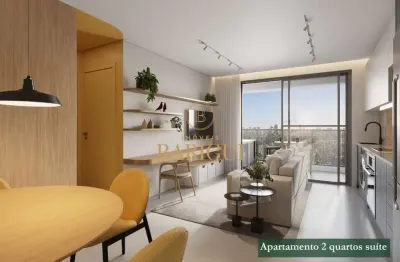 Apartamento com 2 quartos à venda na rua eponino macuco, 176, capão raso, curitiba por r$ 418.900