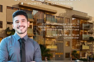 Apartamento em porto de galinhas | 1 quarto | perto do centrinho | alta rentabilidade