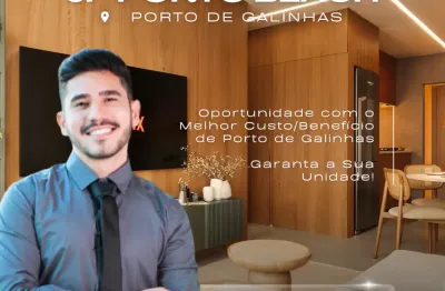 Apartamento em porto de galinhas | 1 quarto | perto do centrinho | alta rentabilidade