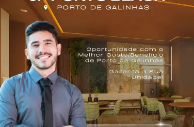 Apartamento em porto de galinhas | 1 quarto | perto do centrinho | alta rentabilidade