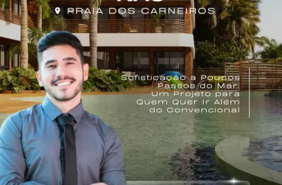 Apartamento na praia dos carneiros | conceito resort | exclusividade pertinho do mar