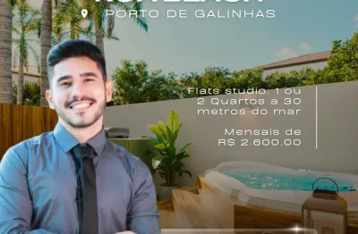 Apartamento em porto de galinhas | 1 e 2 quartos |  perto do mar e do centrinho | alta rentabilidade