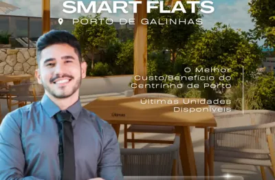 Apartamento em porto de galinhas | próximo à rua das sombrinhas | alta rentabilidade
