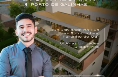Flat em porto de galinhas | rua das piscinas naturais | térreo c/ piscina priv.