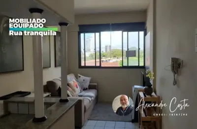 Imagine acordar com vista para a natureza todos os dias! apto 01 quarto|35m2|mobiliado|casa forte/recife