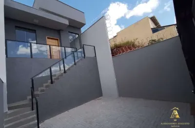 Casa com 3 quartos à venda na rua vereador aldair machado maia, novo centro, santa luzia, 76 m2 por r$ 618.900