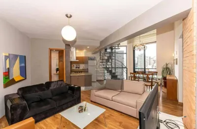 Maravilhoso loft para locação, mobiliado e decorado, bairro bigorrilho, curitiba.