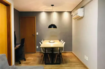 Apartamento mobiliado no condomínio garden monte libano - ap0270