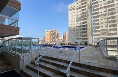 Apartamento à venda, 122 m² por r$ 890.000,00 - vila guilhermina - praia grande/sp