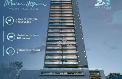 Apartamento à venda, 93 m² por r$ 650.000,00 - aviação - praia grande/sp