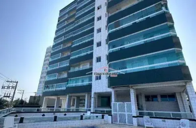 Apartamento com 2 dormitórios à venda, 75 m² por r$ 595.000,00 - maracanã - praia grande/sp