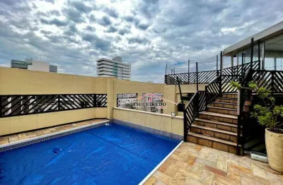 Cobertura à venda, 344 m² por r$ 1.190.000,00 - tupi - praia grande/sp