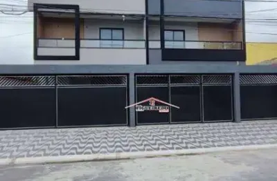 Casa com 2 dormitórios à venda, 61 m² por r$ 380.000 - tude bastos - praia grande/sp